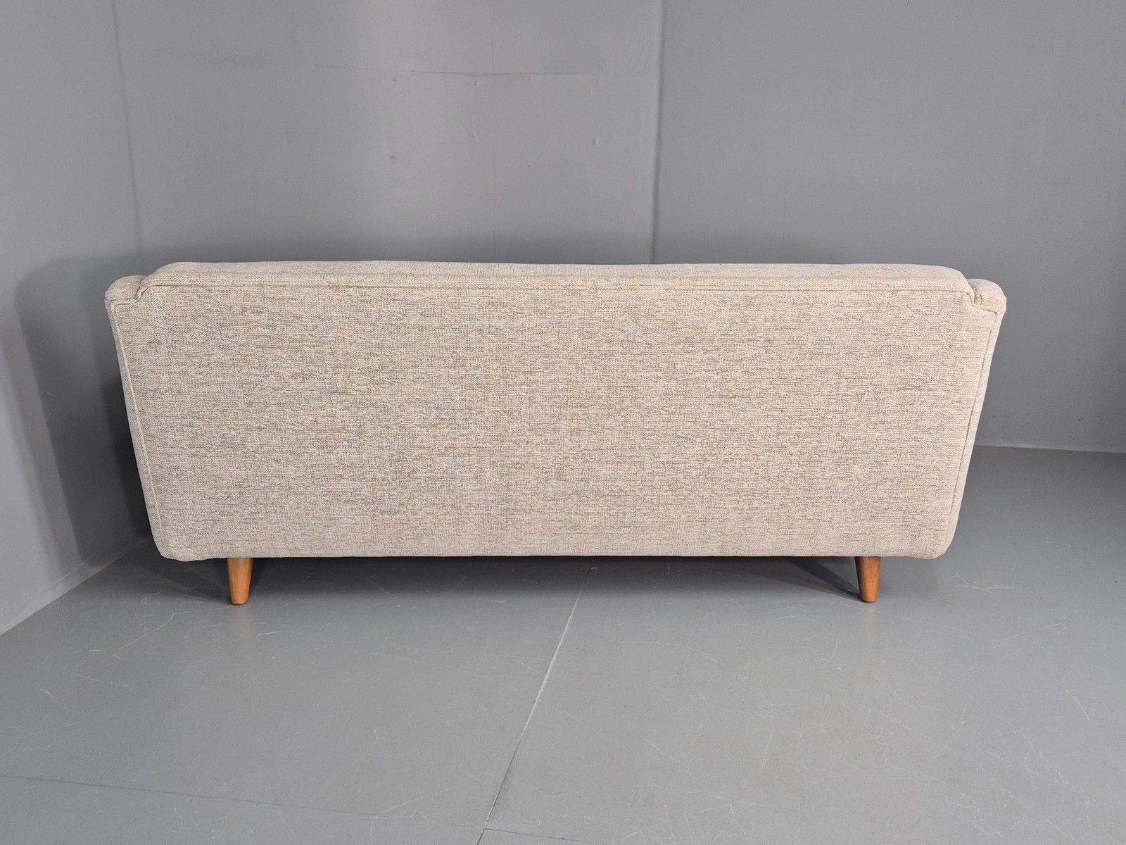 1950.0 Vintage 3 Seater Midcentury Sofa 1960s Danish New Upholstery Retro Eb12262 photo