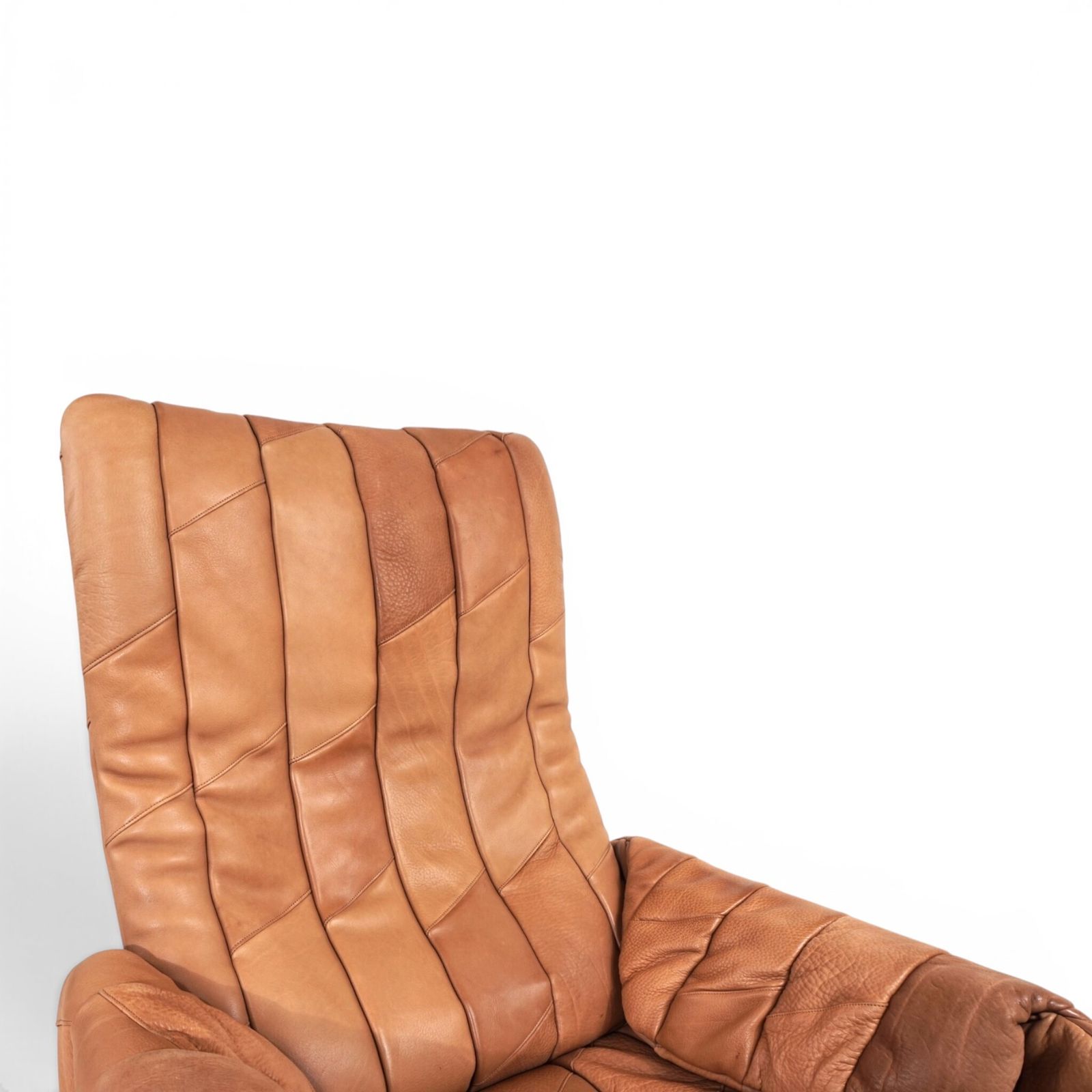 De Sede Ds 50 Buffalo Leather Patchwork Lounge Chair, 1970 photo vintage