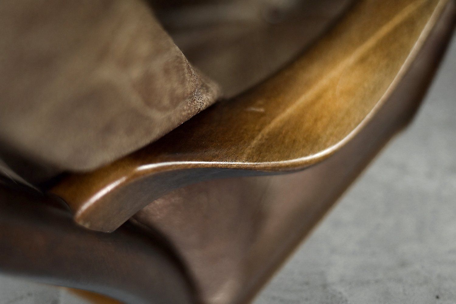 Vintage Danish High Chair In Beech And Brown Leather From Farstrup Møbler, 1970s photo 1484.0