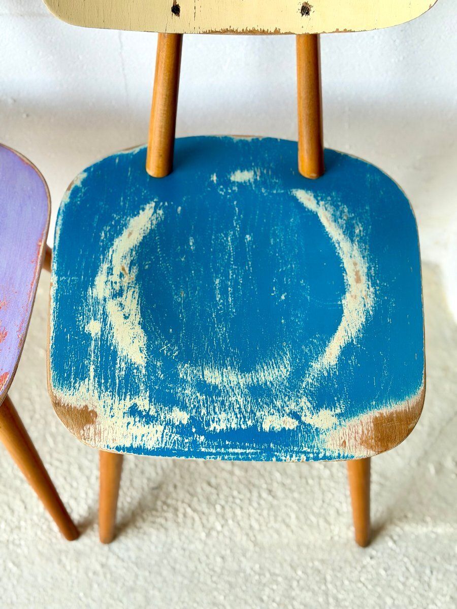 Meubels Eetkamerstoelen van Ton, 1960, set van 4 photo