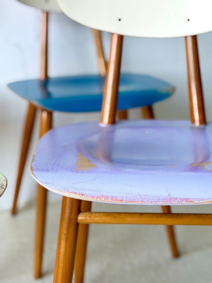 Bistrostoelen van Ton, 1960, set van 4 photo buy