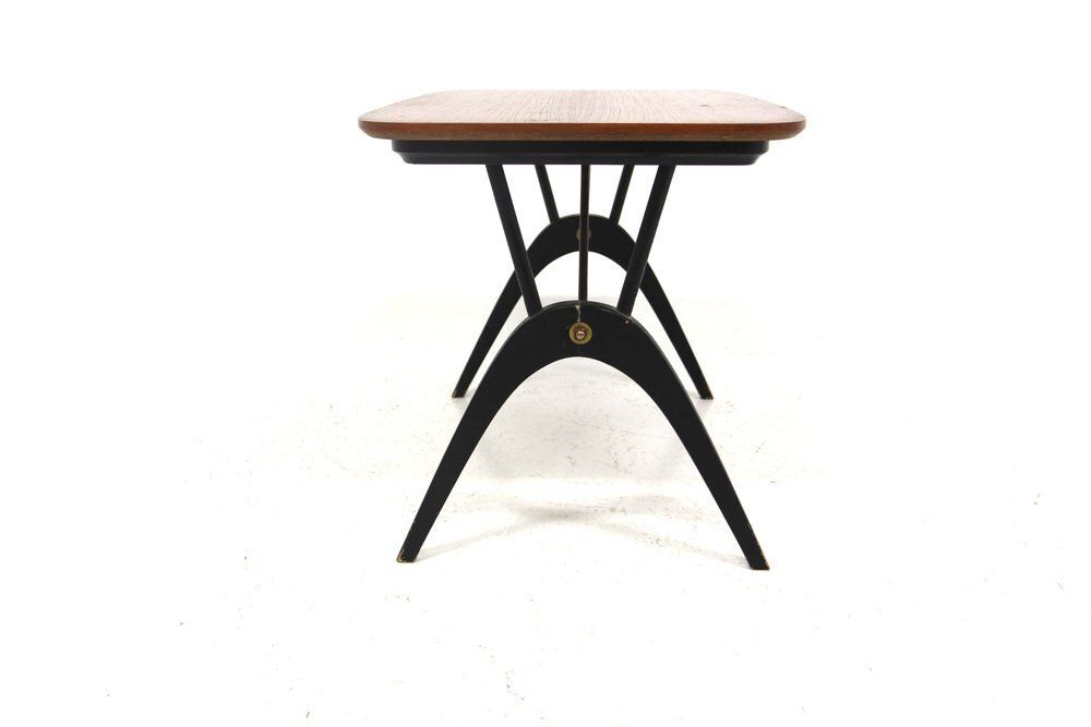 Table basse scandinave en teck, Suède, années 1950 photo Mobilier