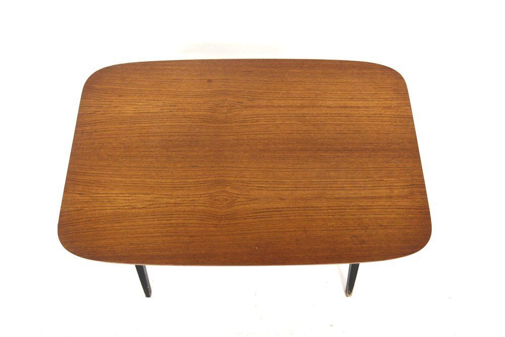 Table basse scandinave en teck, Suède, années 1950 photo 588.0