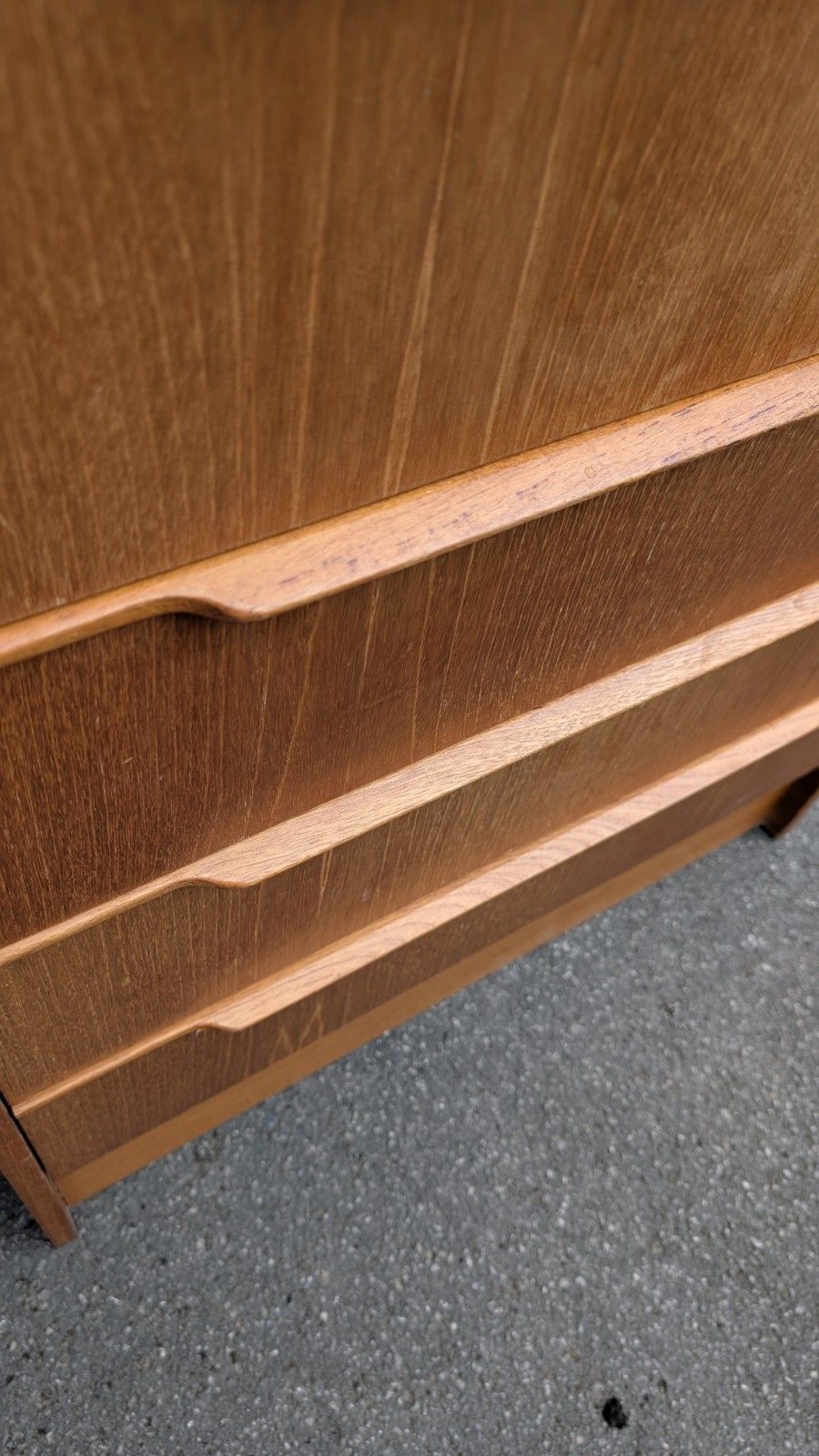 Danish Steen Teak Chest Of Drawers Mid Century Vintage 50s 60s 70s Scandi Retro photo for sale
