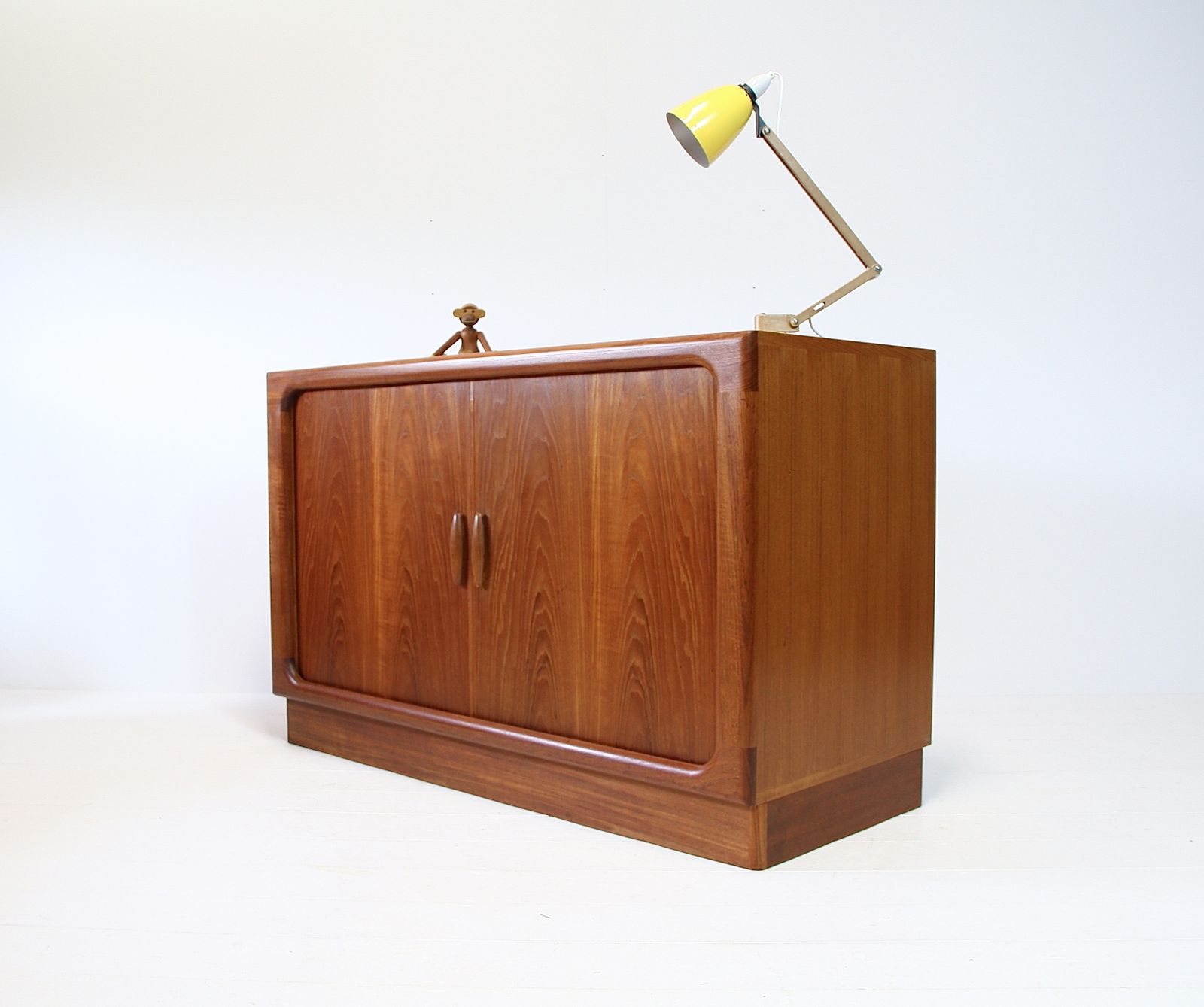 Dyrlund Tambour Teak Sideboard   Mid Century Danish 1960s