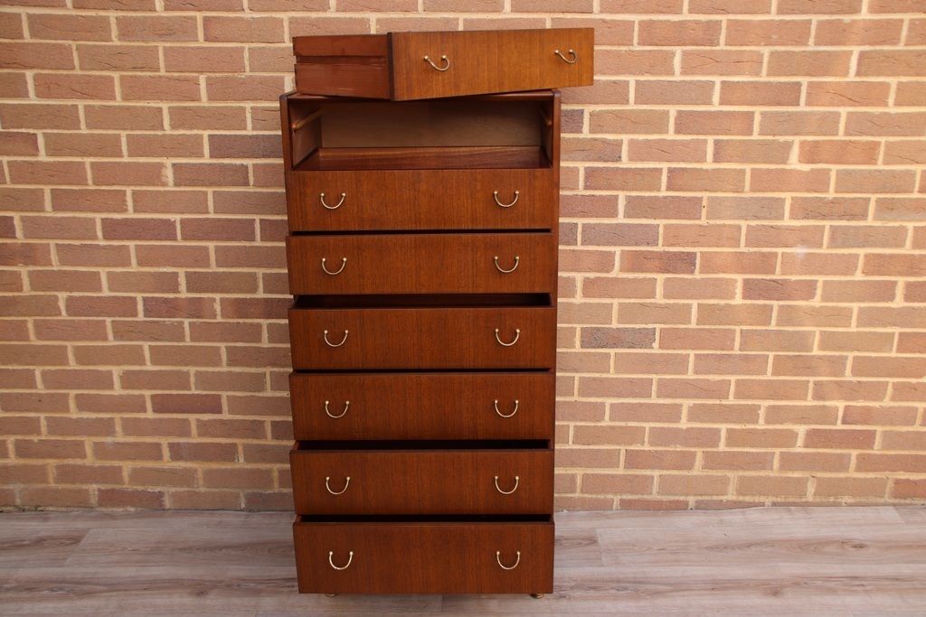 Furniture G Plan E Gomme Mid Century Teak Wood Chest Of Drawers photo