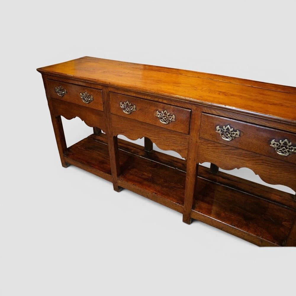 19th Century Oak Dresser Base With Pot Board photo buy