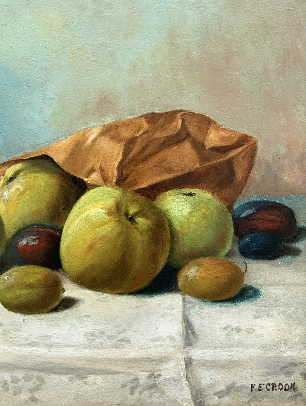 Museum Quality Still Life Oil Painting Edwardian Antique Signed Original (3of3) photo 389.0