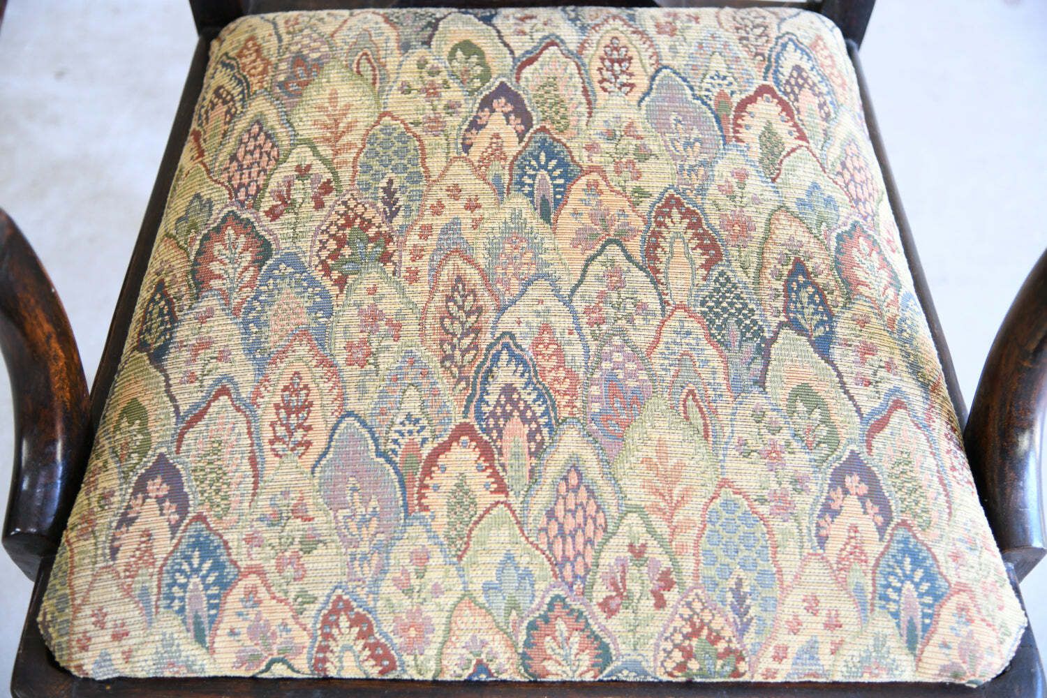 Furniture Georgian Style Oak Carver Chair photo