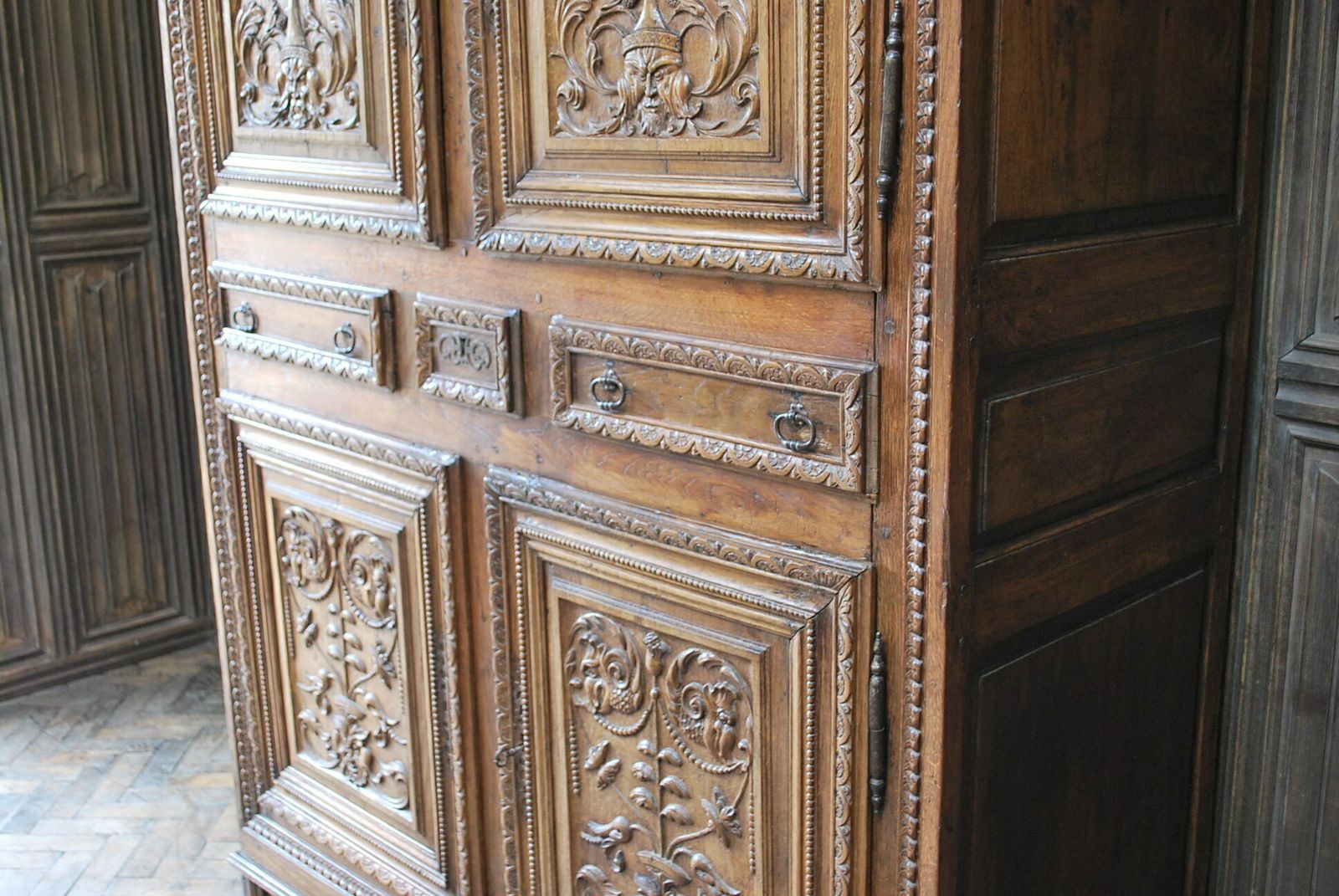 Antique French Housekeepers Cupboard photo vinterior