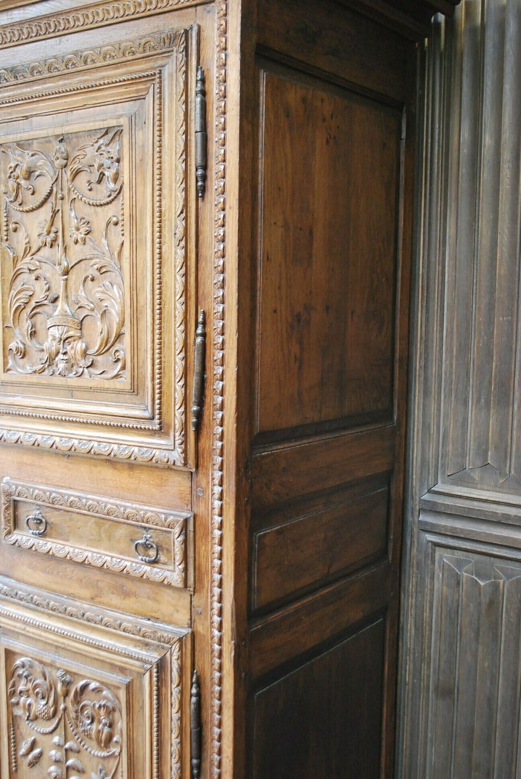 Antique French Housekeepers Cupboard photo vintage