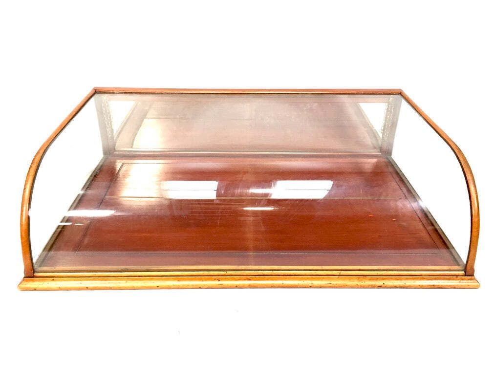 Antique Large Sized Haberdashery Shop Counter Glass Dome Display Cabinet C.1910. photo Furniture