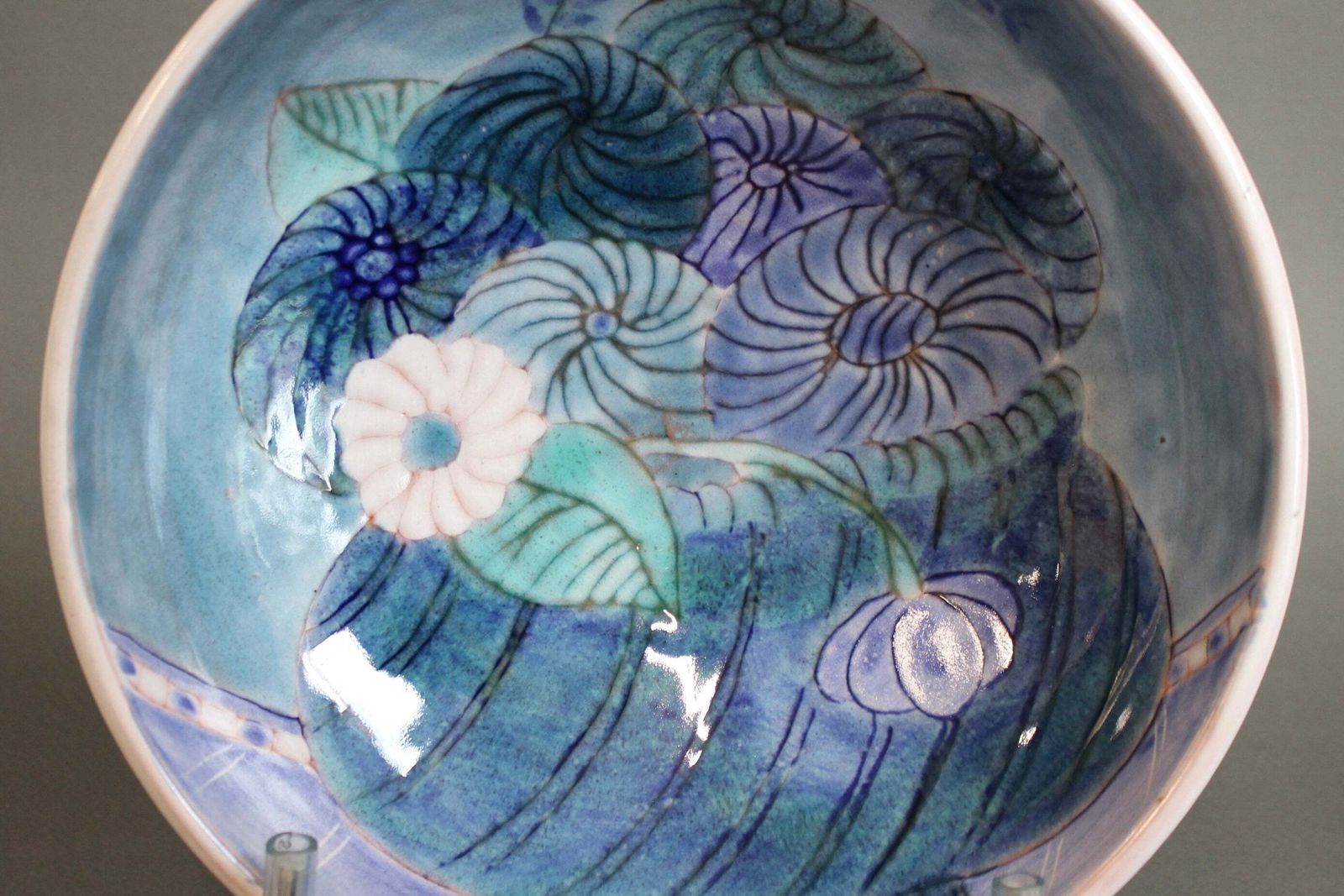 Home Decor Ceramic Decorative Bowl By The Cloutier Brothers (Circa 1970s) photo