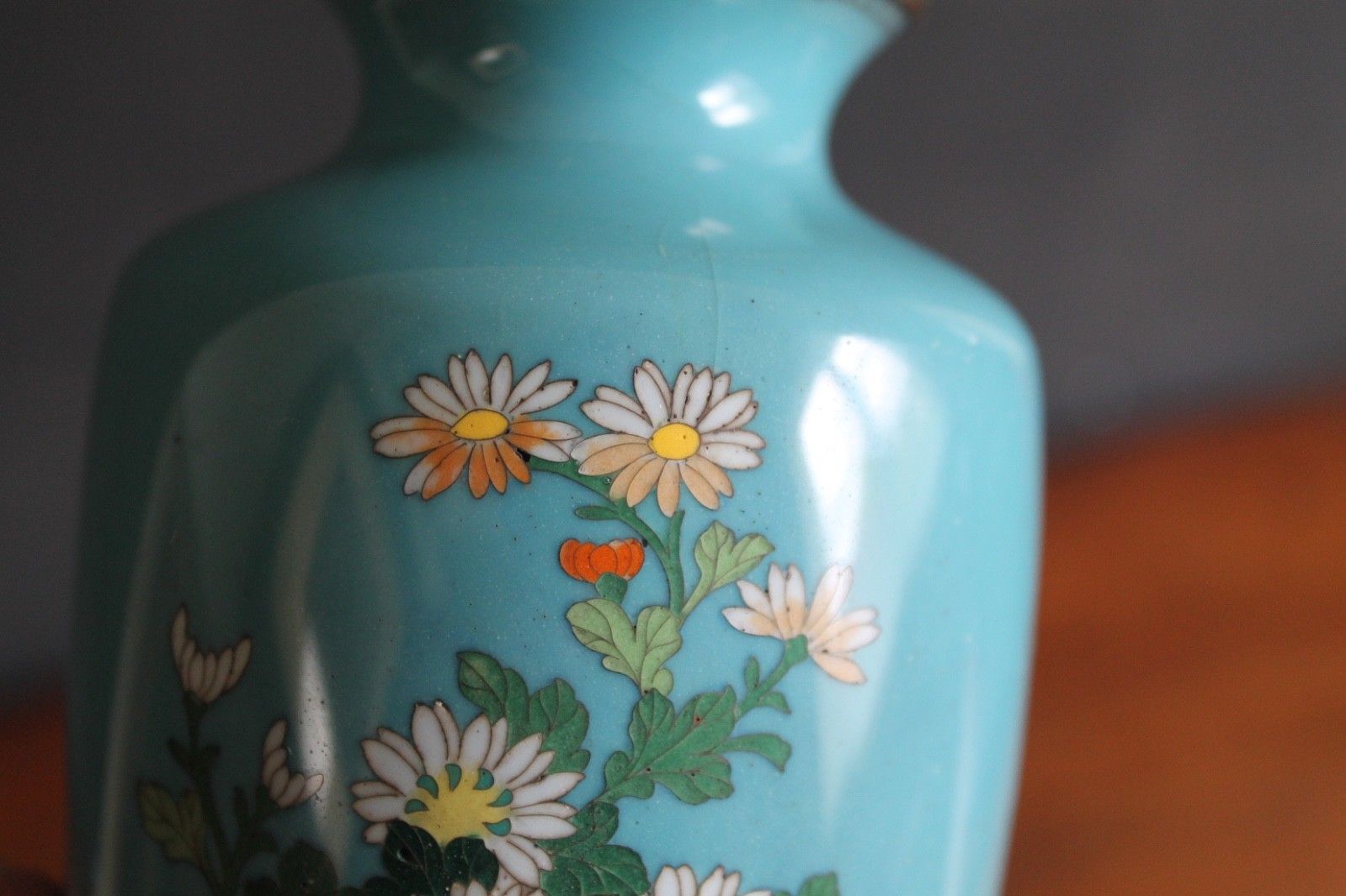 Japanese Daikichi Cloisonne Vase photo buy