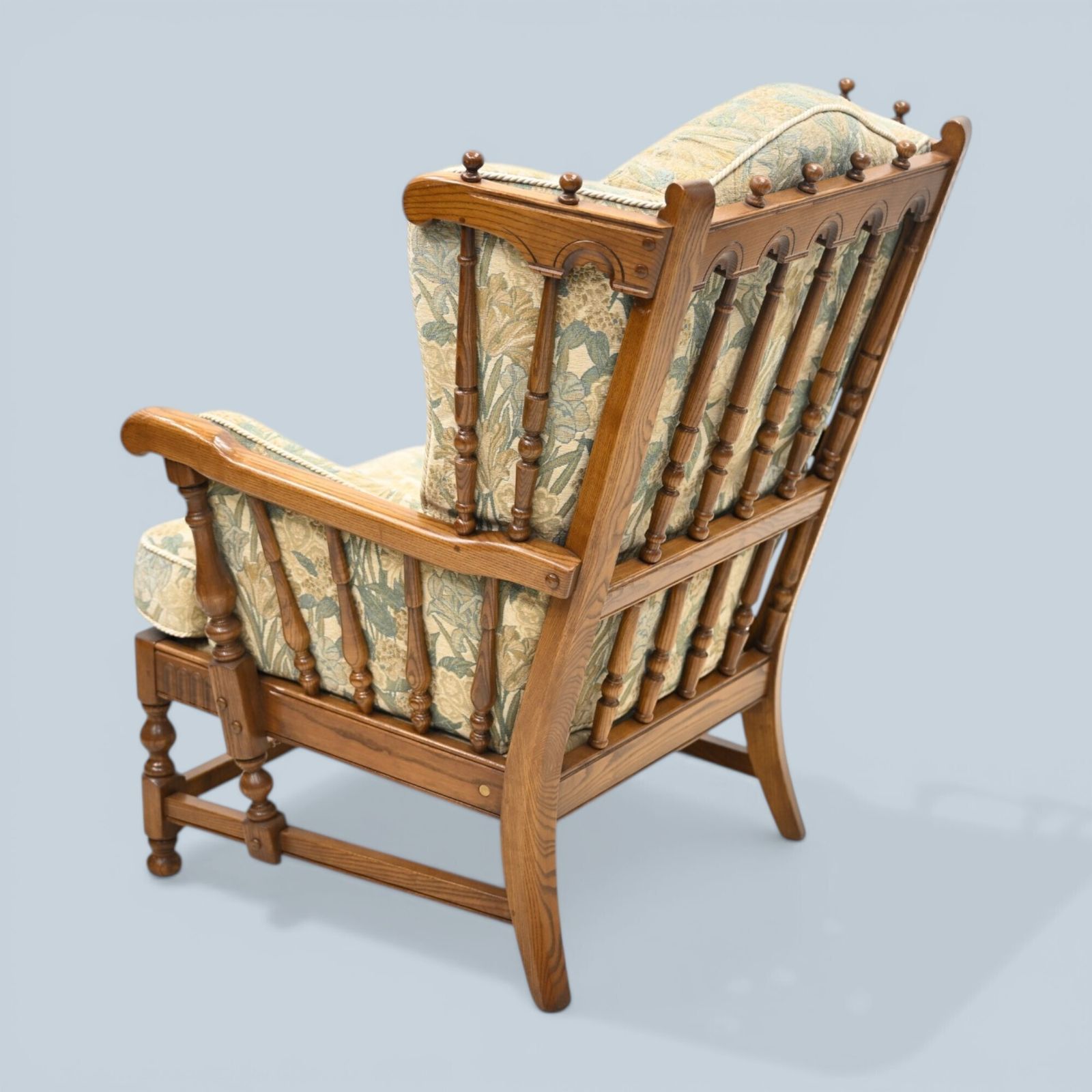 Ercol Cloister Wing Back Easy Fireside Armchair Golden Dawn *Free Delivery photo 447.0