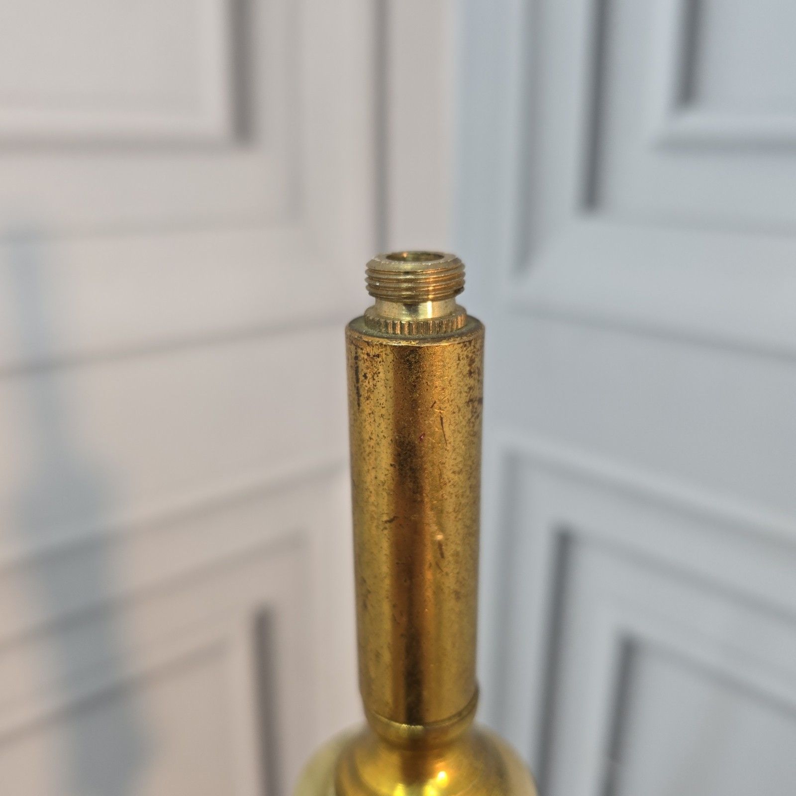 Vintage Marble Standard Lamp Retro Brass Floor Room Light For Rewire photo vintage