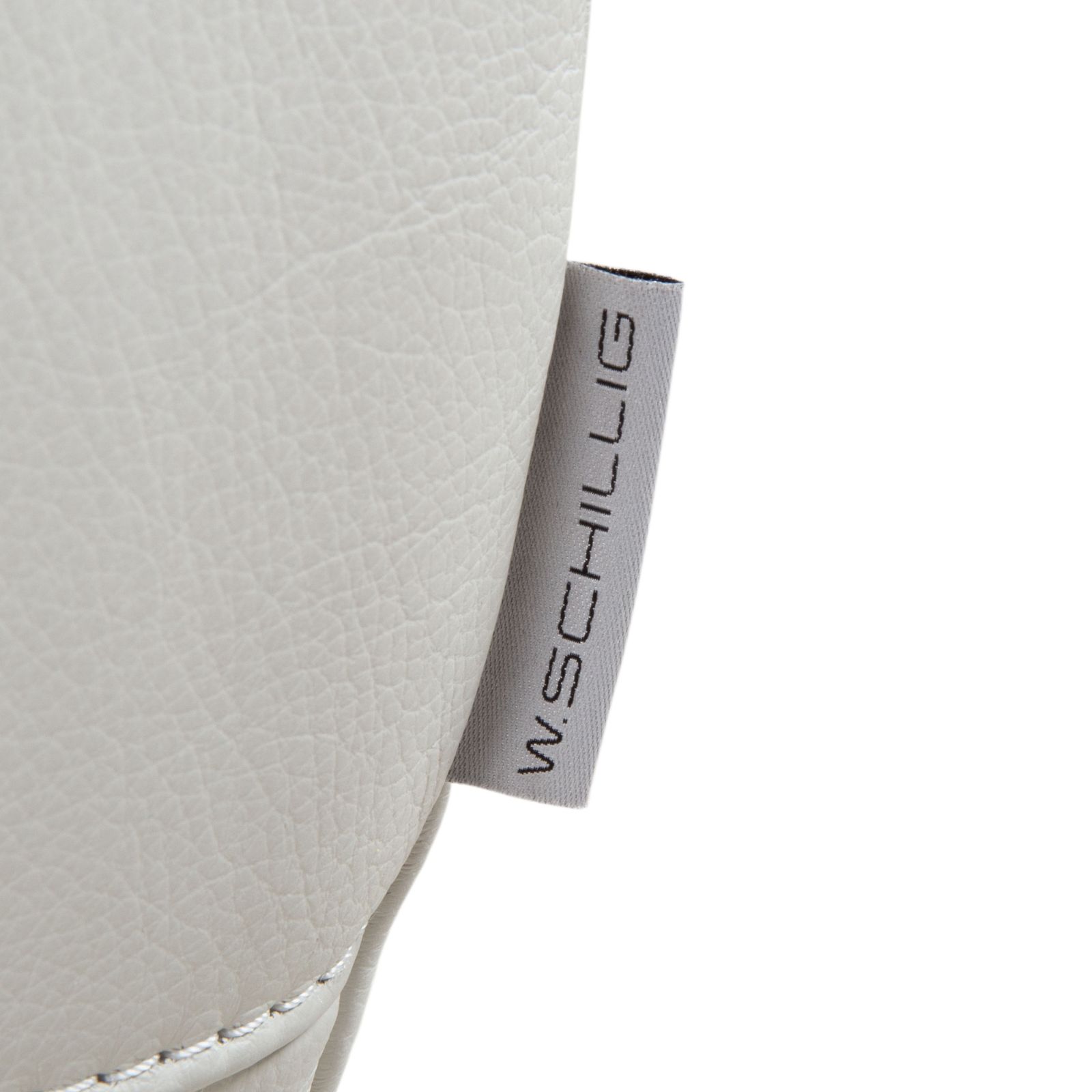 photo furniture Canapé 2 places Willi Schillig Magnolia en cuir gris clair os, fonction manuelle