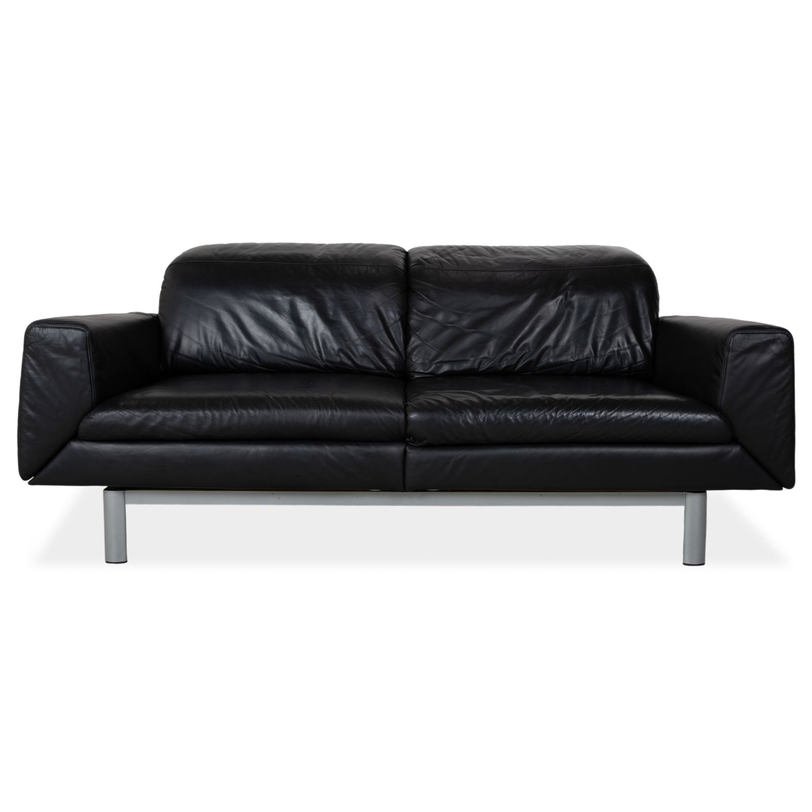 Canapé compact en cuir Ewald Schillig Columbo au confort fonctionnel