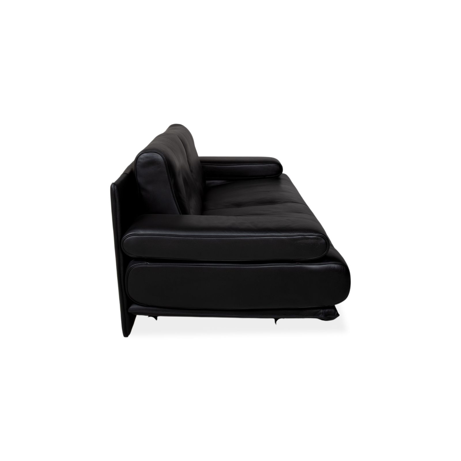 photo for sale Canapé 2 places en cuir Rolf Benz 6500 noir, fonction manuelle