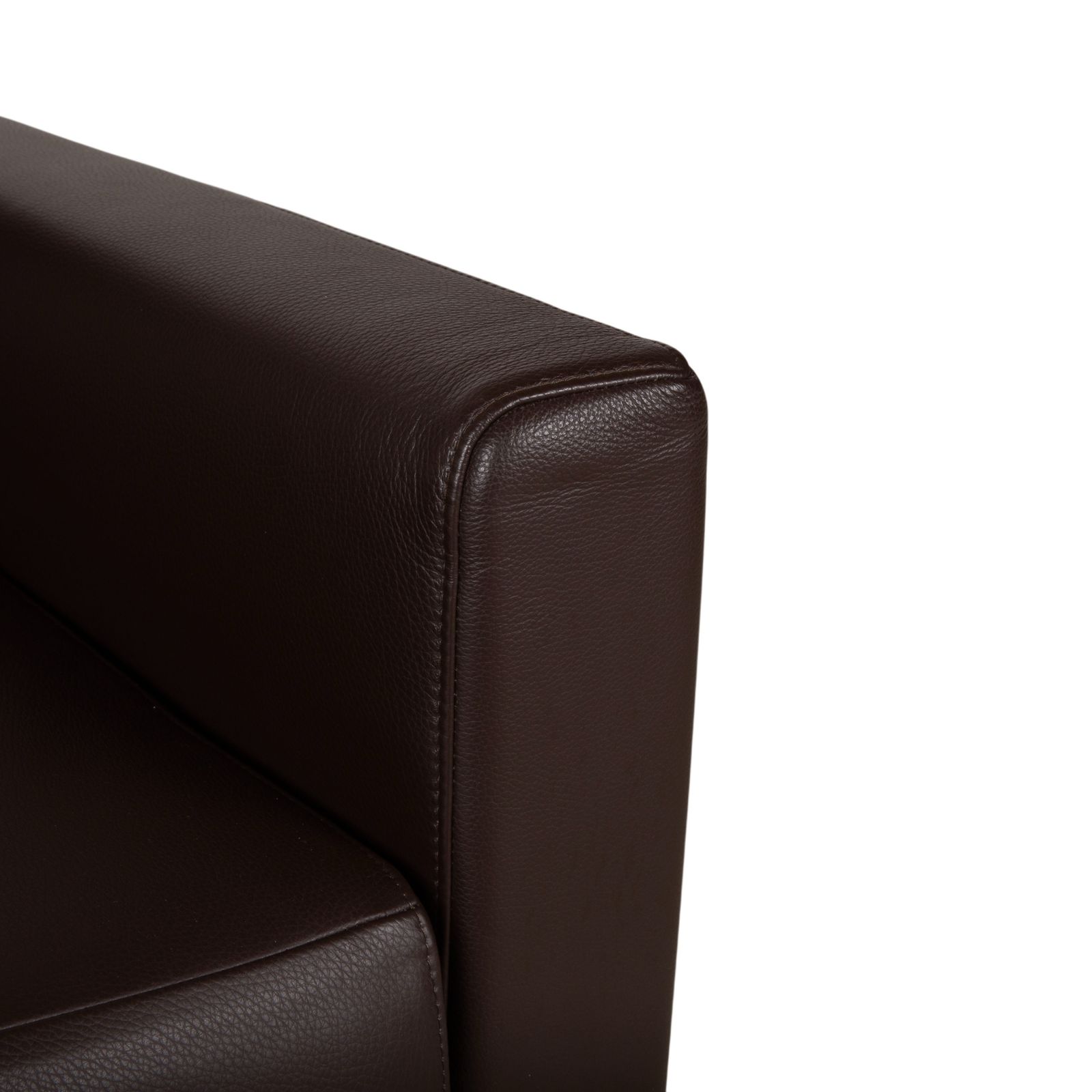 Fauteuil Rolf Benz Vida en cuir marron, chrome photo for sale