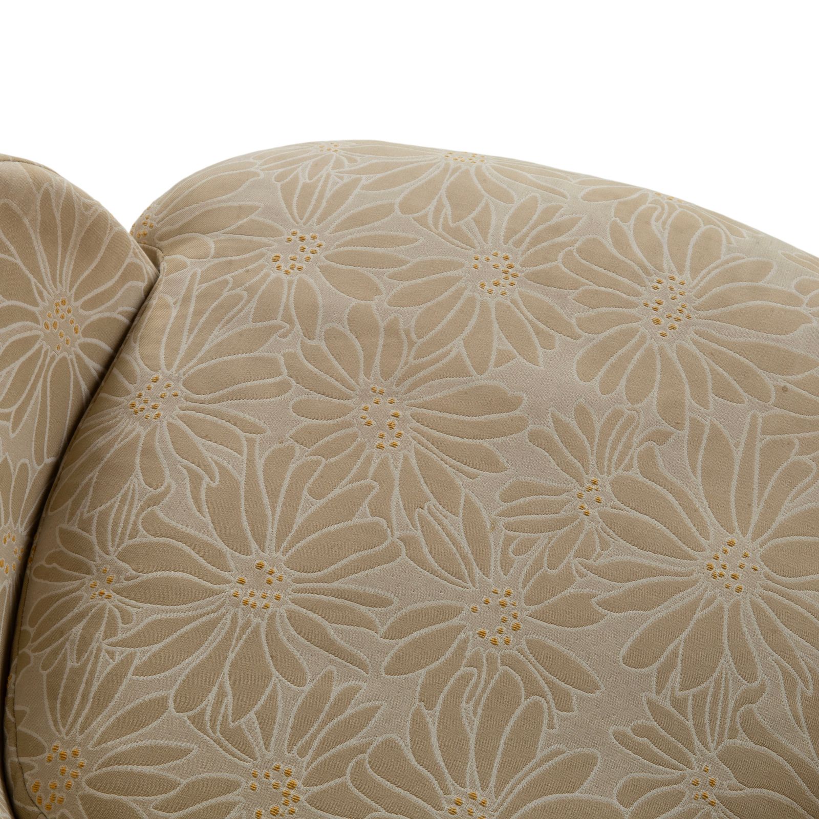 Fauteuil Natuzzi en tissu beige sable, fonction manuelle photo vinterior