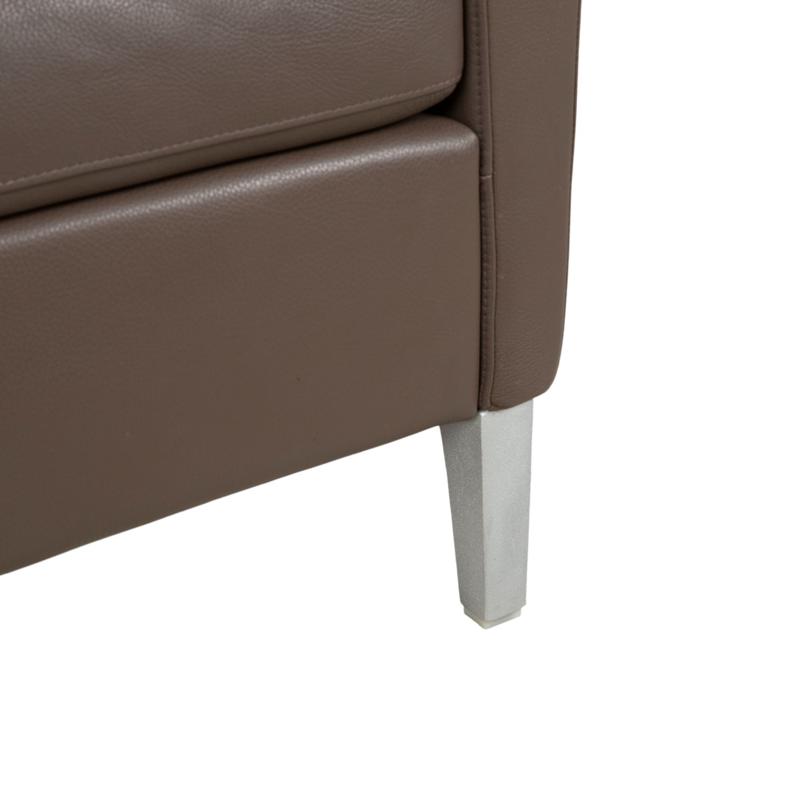 Canapé 2 places en cuir Rolf Benz 3300, brun gris photo buy