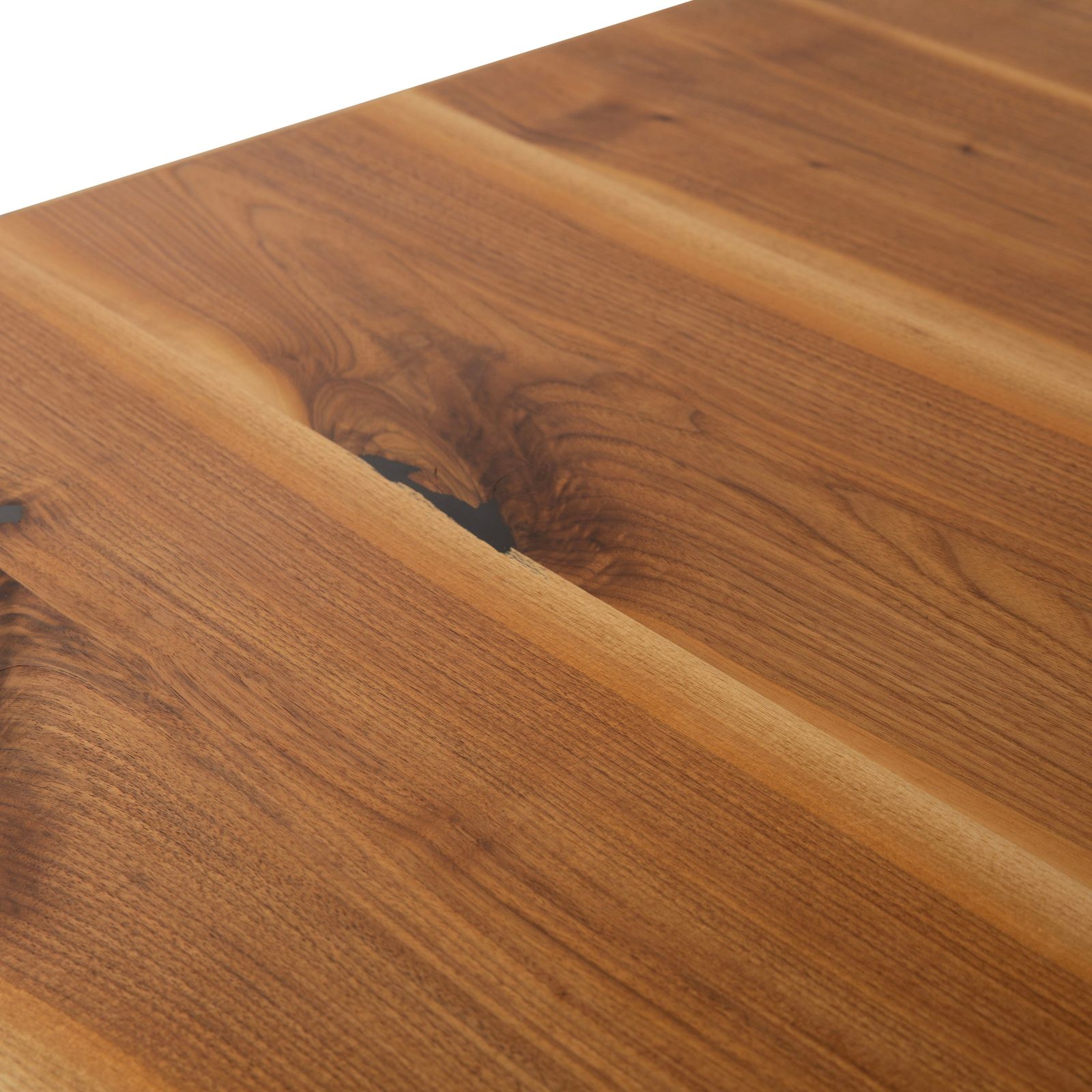 Table à manger Rott Woodart en bois massif brun/noir, 240 x 100 cm photo for sale