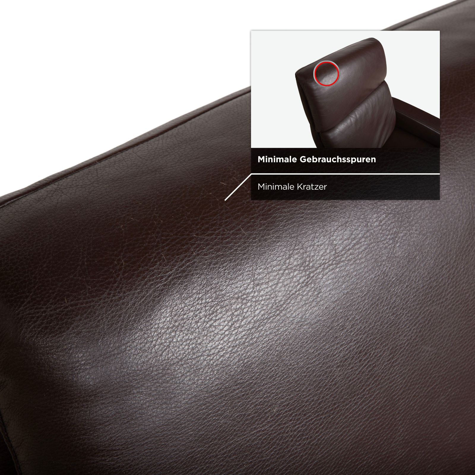 Fauteuil en cuir Willi Schillig brun photo vinterior