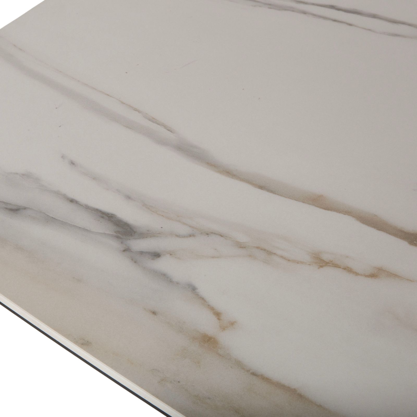 Table à manger Cattelan Italia Ipanema en céramique crème, 158 x 78 cm photo Mobilier