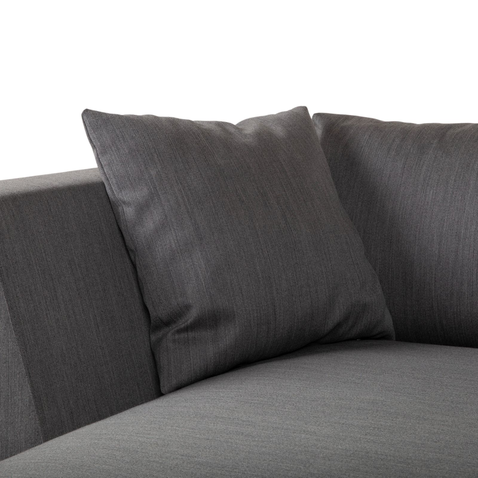 Méridienne Ligne Roset Exclusif en tissu gris anthracite photo Mobilier
