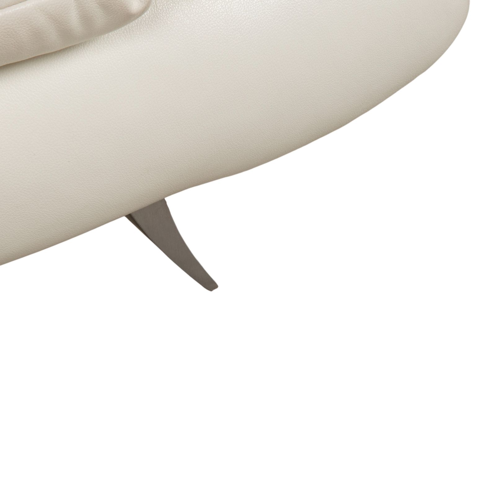 Fauteuil Koinor Rossini en cuir blanc crème, fonction manuelle photo buy