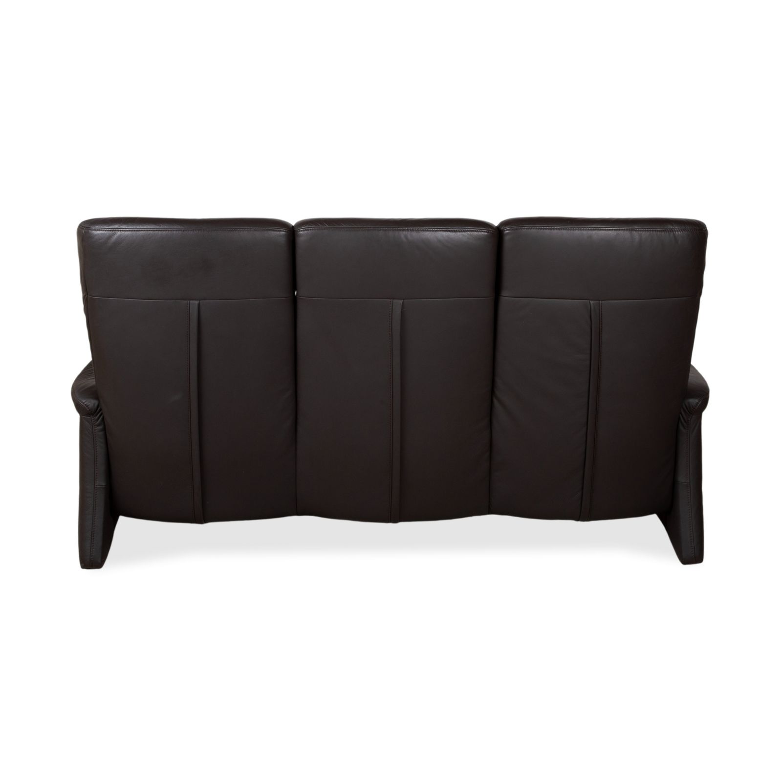 Mobilier Canapé 3 places Himolla 4571 en cuir gris anthracite photo