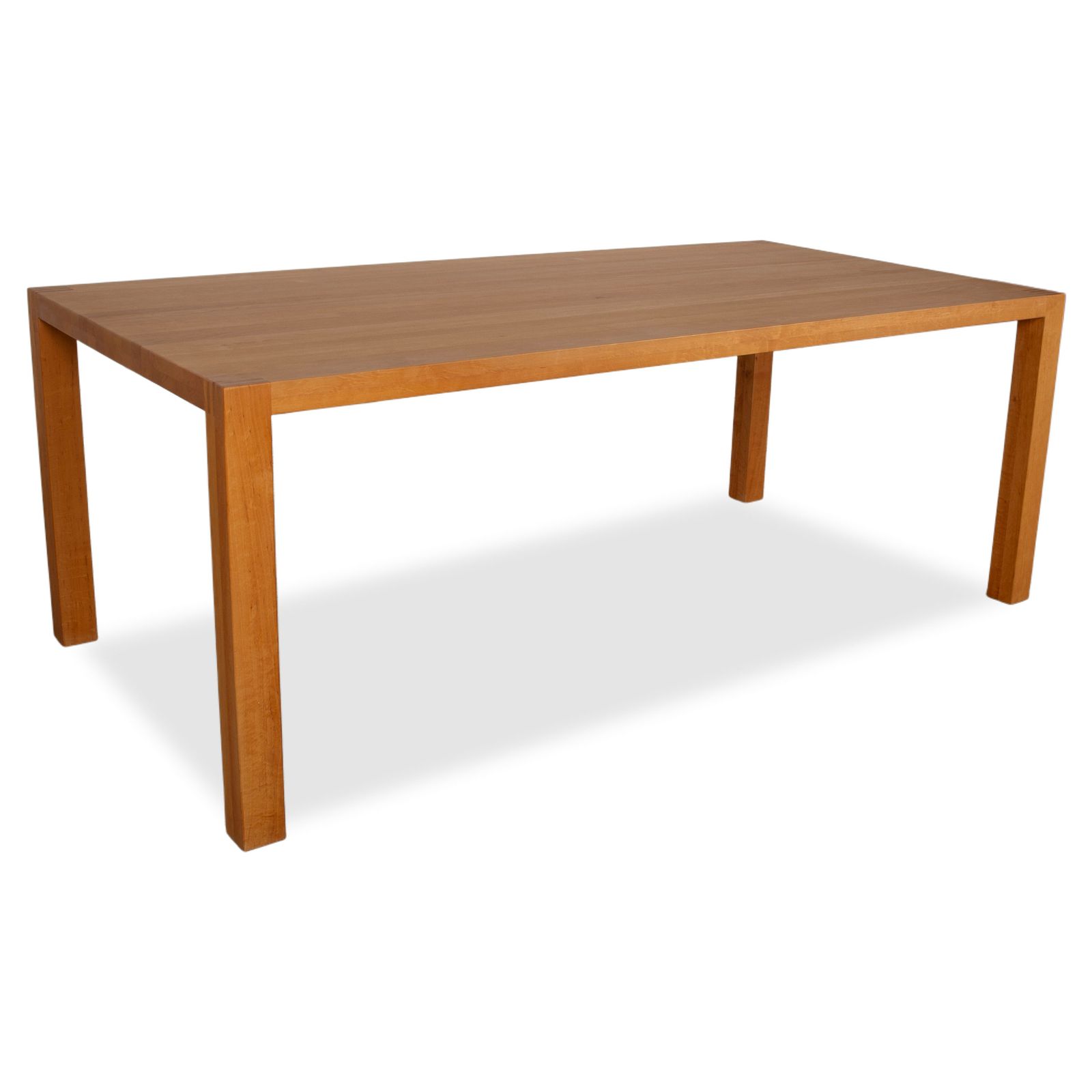 Table à manger Team 7 Loft en aulne brun, 200 x 100 cm
