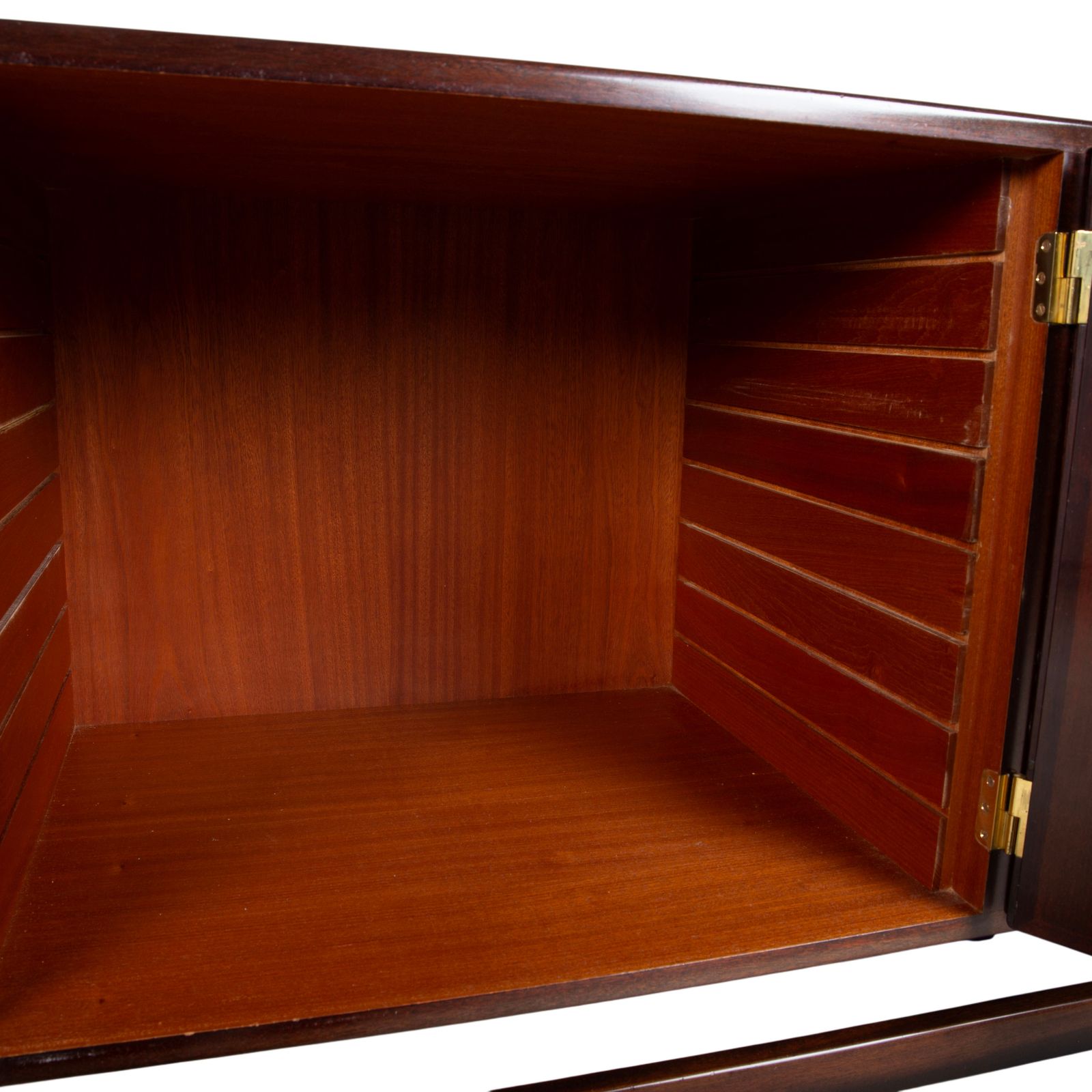 Mobilier Buffet mid-century en bois brun par Ole Wanscher, 180 x 49 cm photo