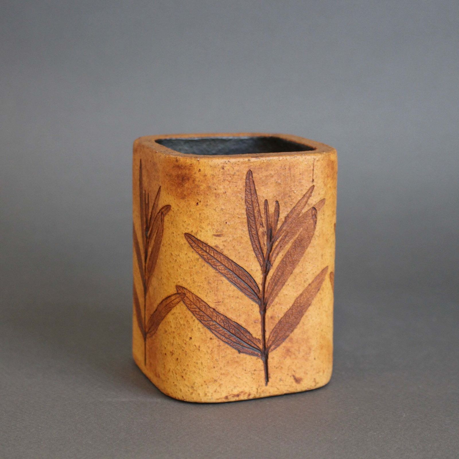 Vintage Stoneware Receptacle By Raymonde Leduc (Circa 1960s) photo 300.0