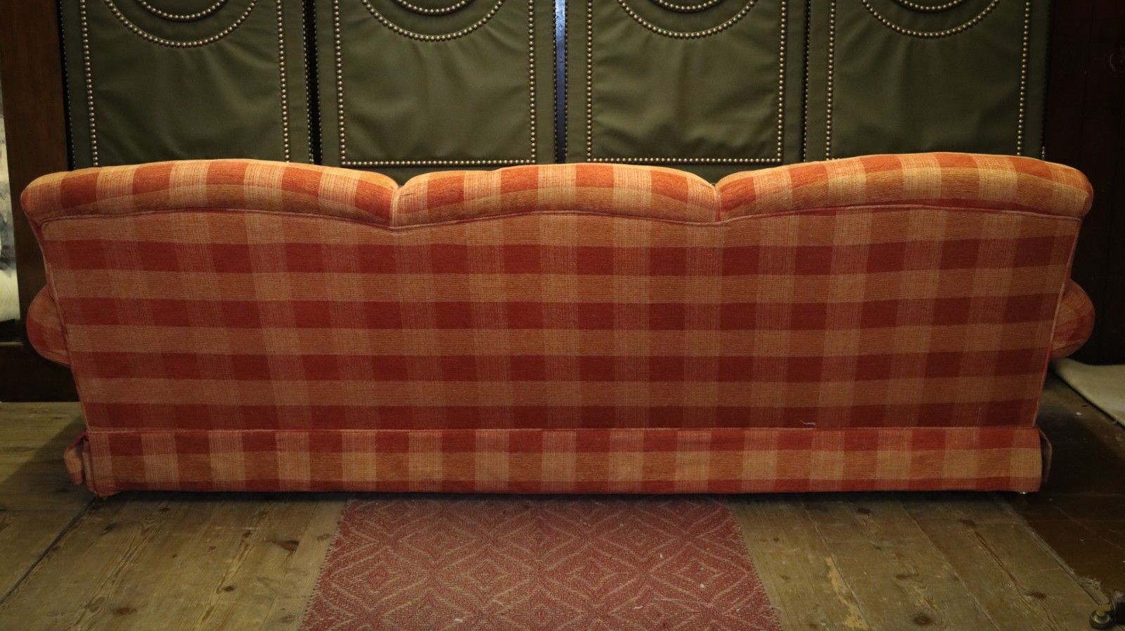 photo for sale George Smith Large 3 Seater Signature Short Scroll Arm Sofa Gingham Rrp£12000 🚚