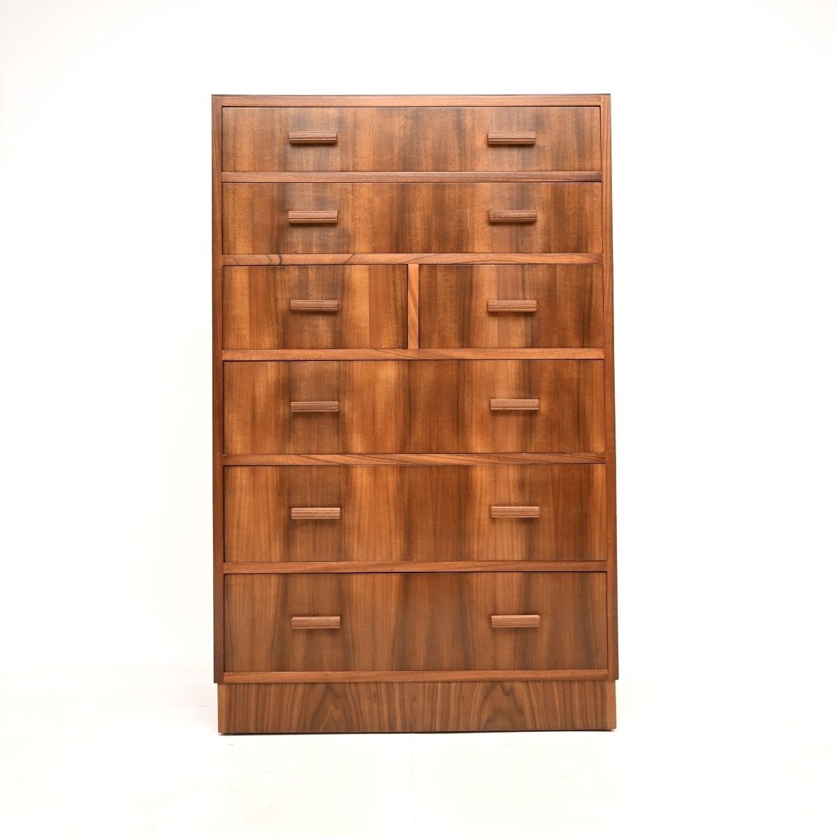 Art Deco Figured Walnut Chest Of Drawers photo furniture
