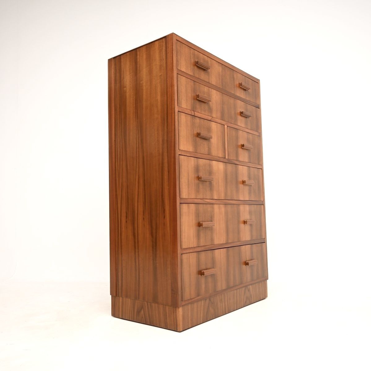 Art Deco Figured Walnut Chest Of Drawers photo Furniture