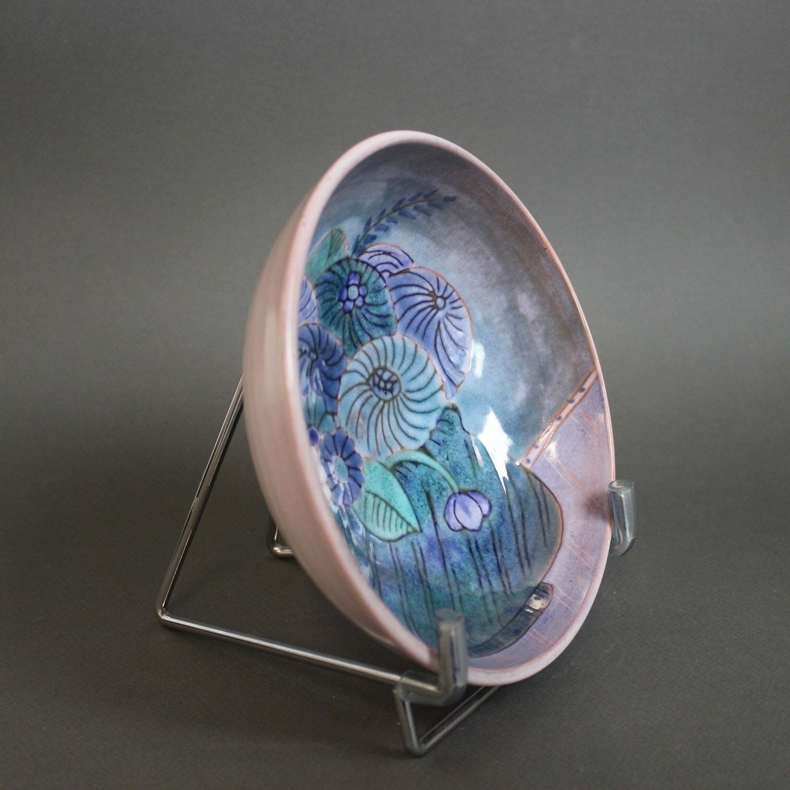 French Ceramic Decorative Bowl By The Cloutier Brothers (Circa 1970s) photo buy
