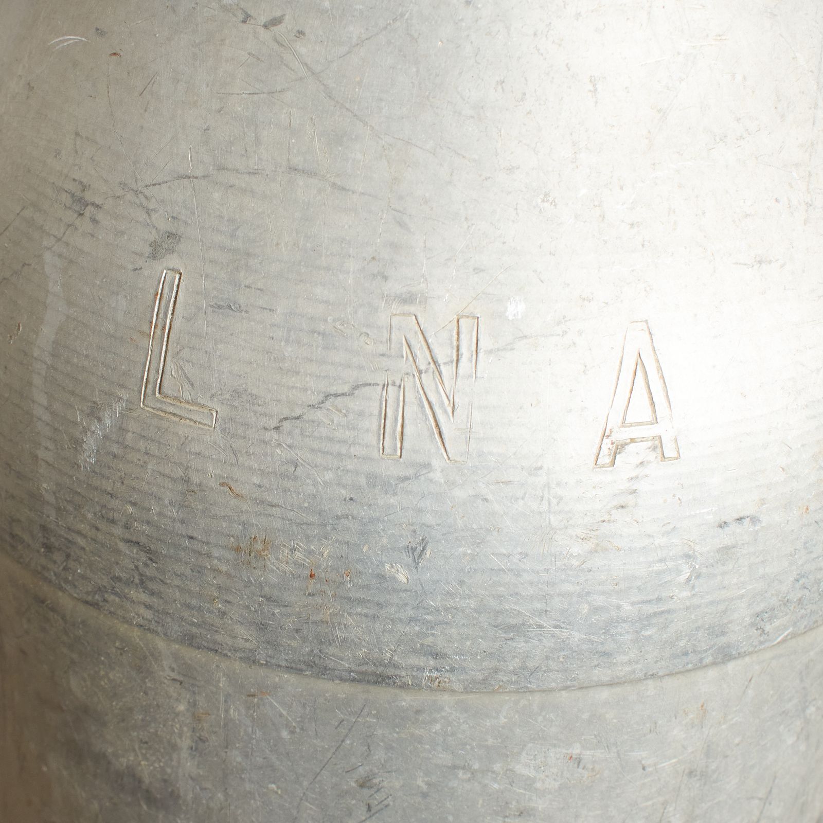 Antique French Aluminium Milk Churn  E photo 92.0