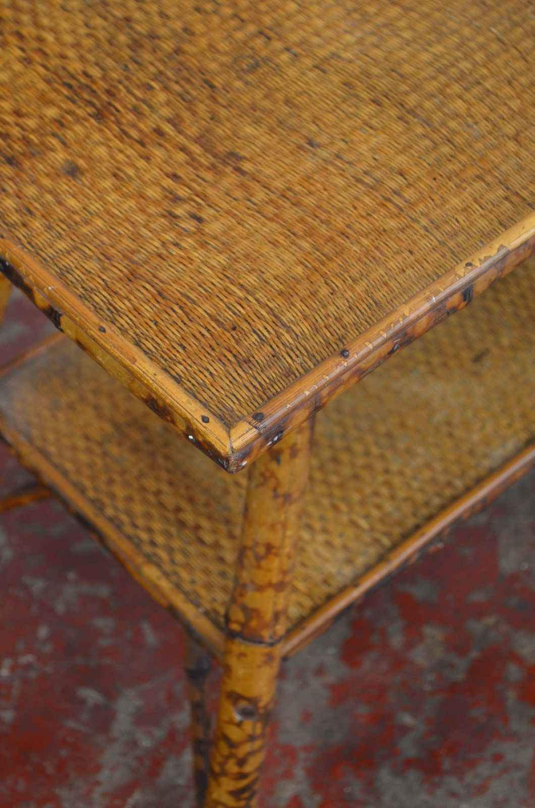 Antique Aesthetic Movement Bamboo Side Table photo furniture