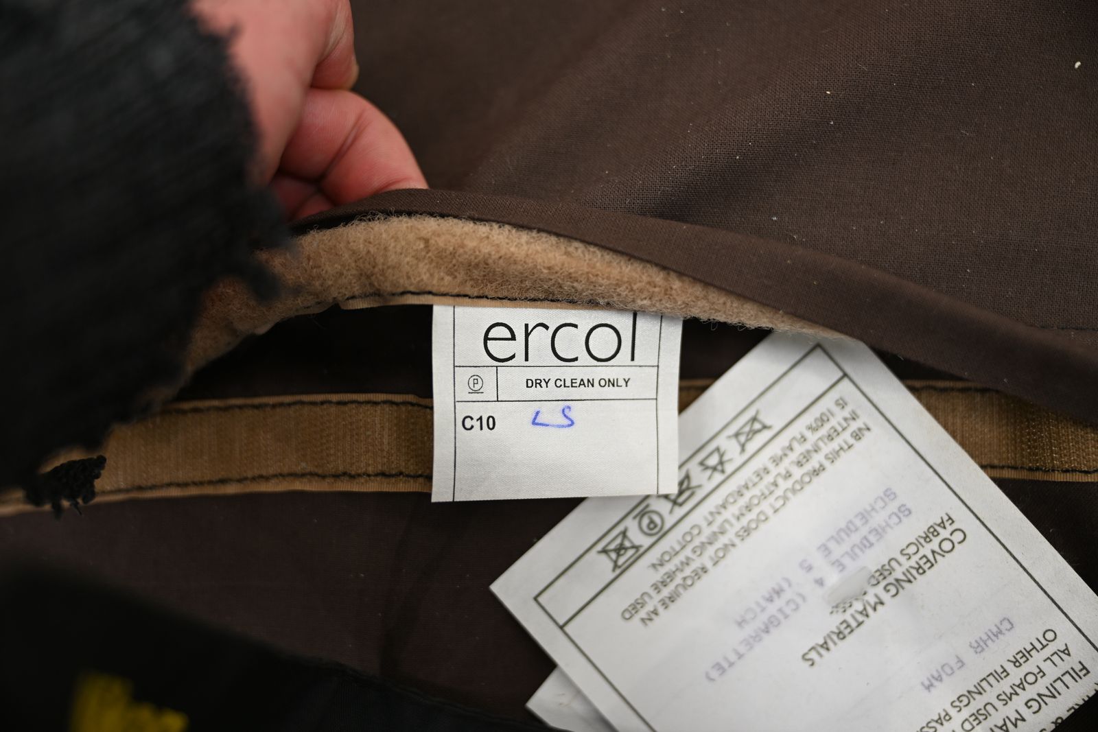 5 Ercol Chair Cushions With Popper Fixing Strap Ercol's Fire Label Free Delivery photo buy