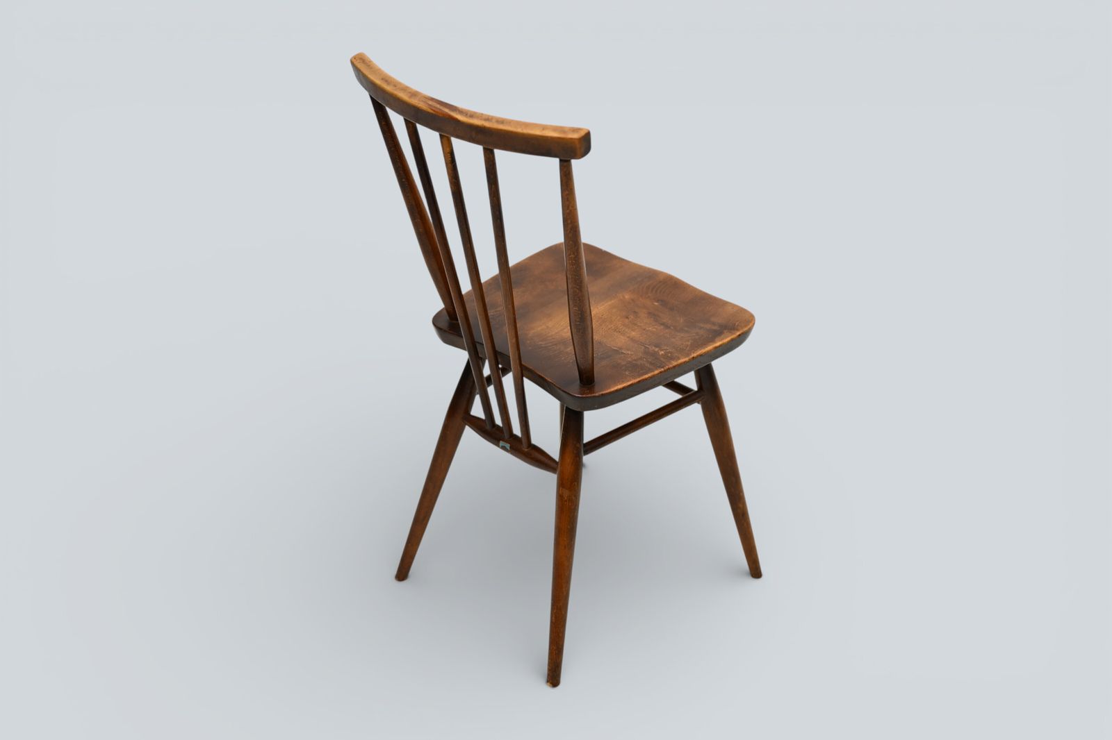 photo for sale 5 Ercol Stick Back Chairs Multi Purpose 1950s Waxed Finish Free Uk Delivery