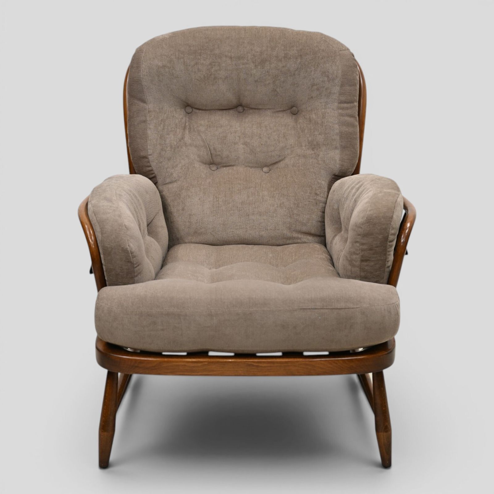 Ercol Jubilee Easy Armchair New Upholstery And Webbing Free Uk Delivery photo furniture