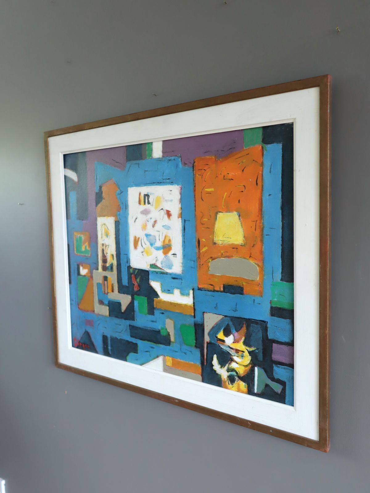 The Collector's Room Oil Painting photo for sale