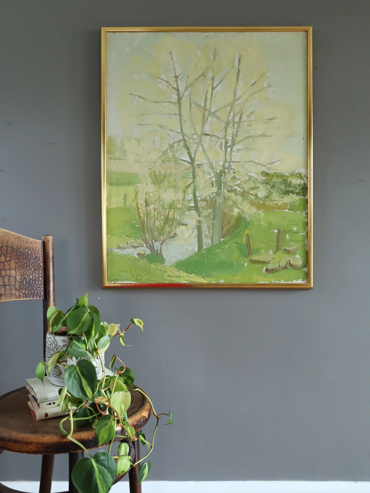 Whispering Canopy Oil Painting photo furniture