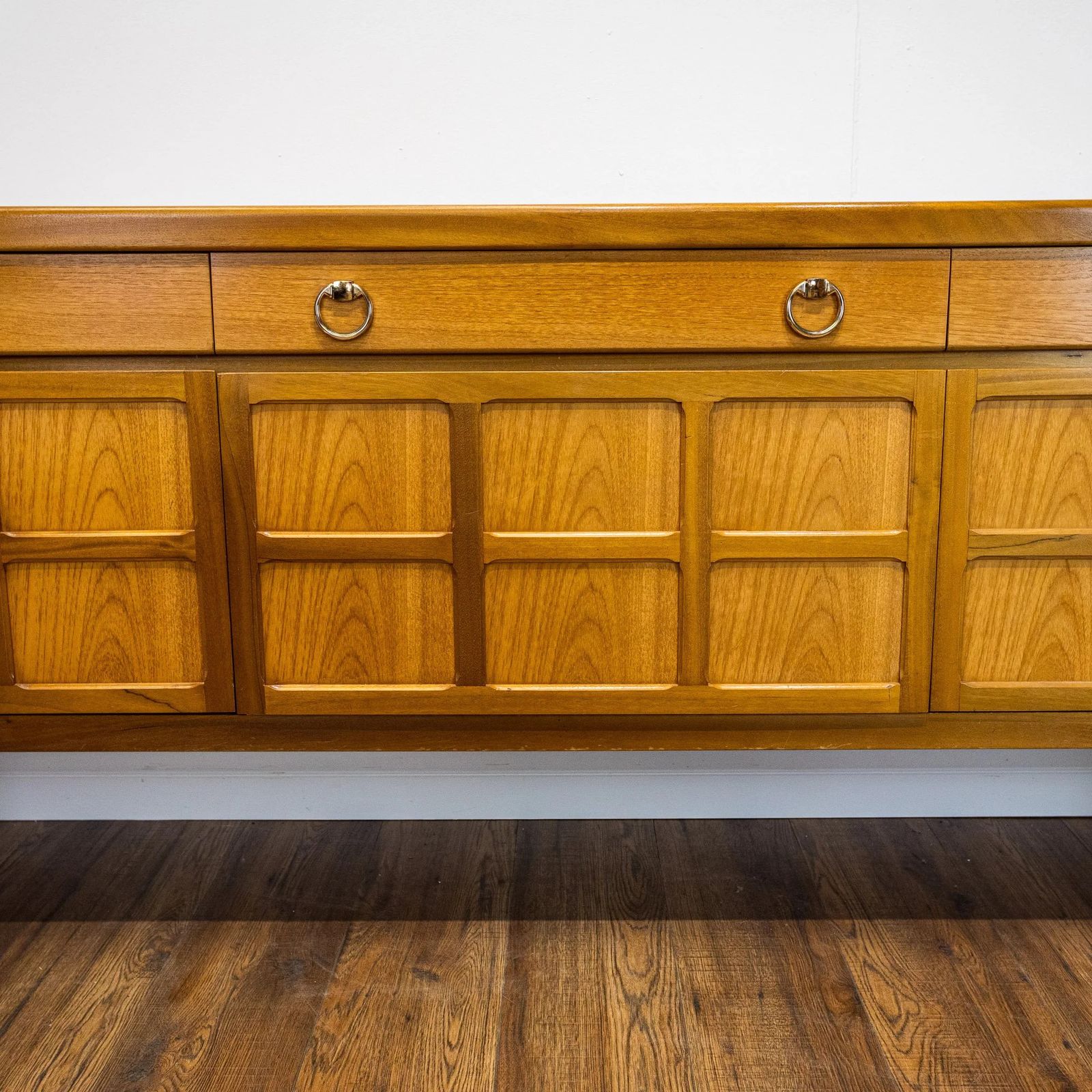 Nathan Squares Large Teak Sideboard photo 750.0
