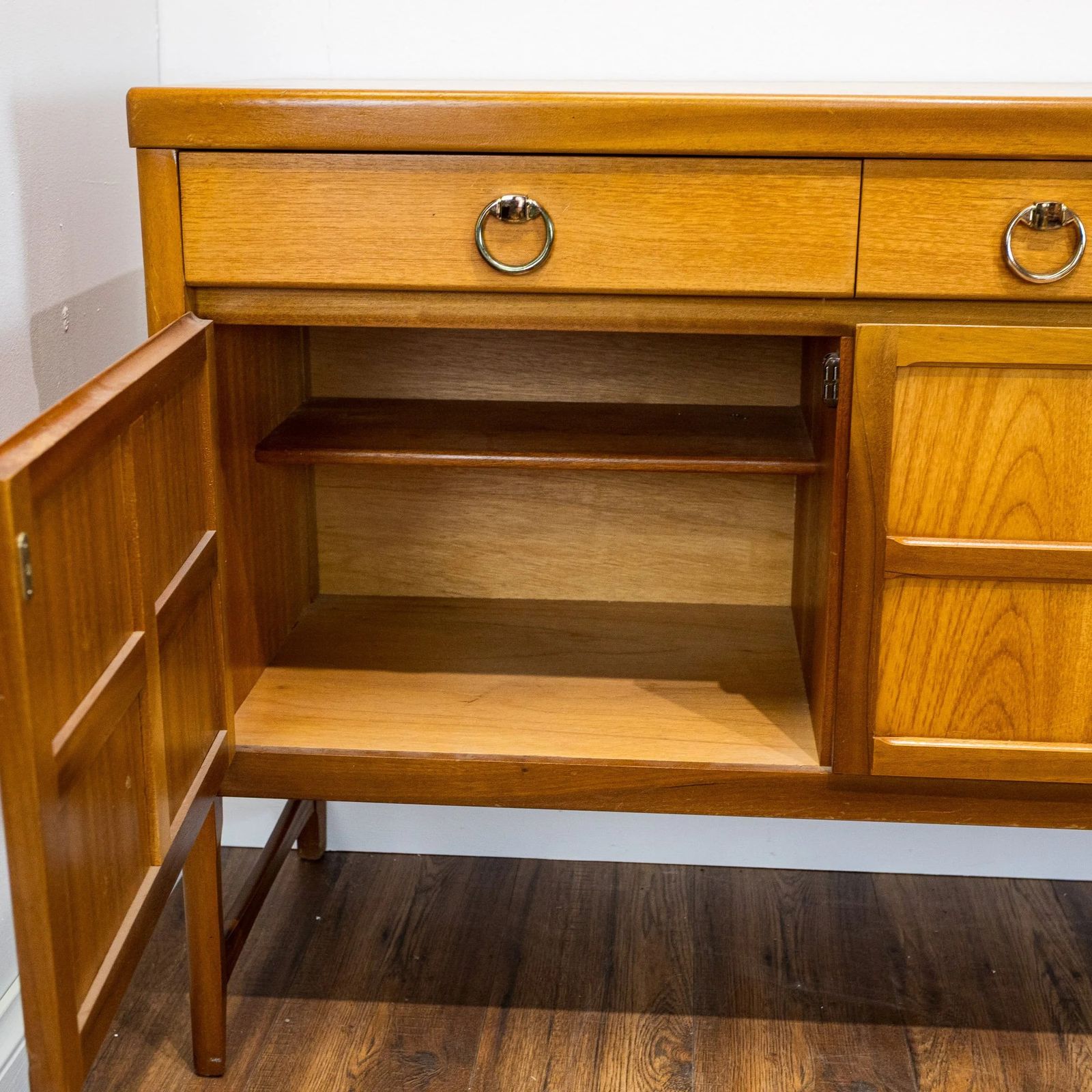 photo vintage Nathan Squares Large Teak Sideboard