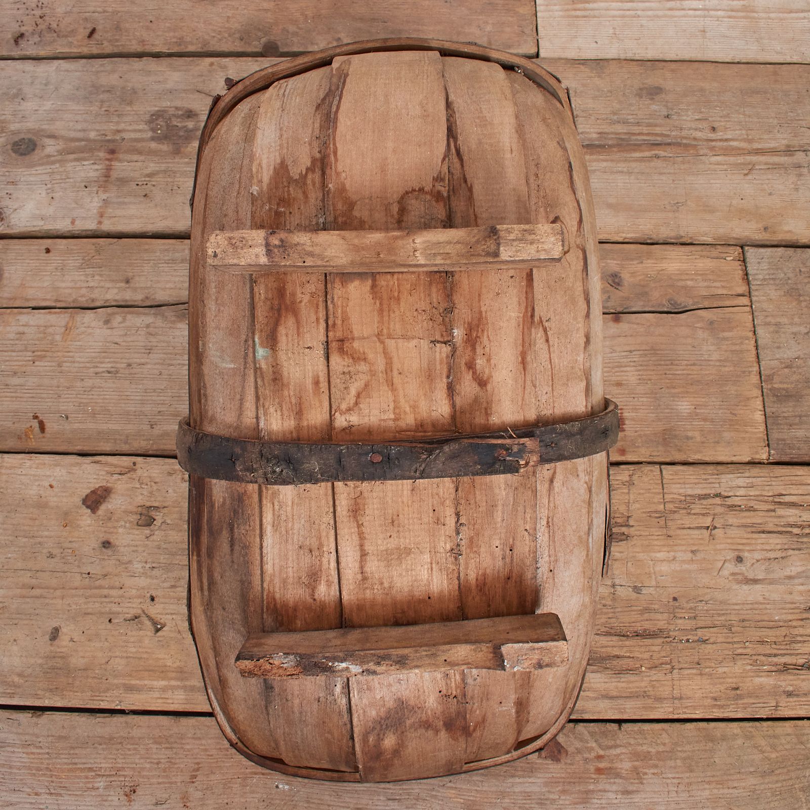 Antique Suffolk Wooden Garden Trug – B photo buy