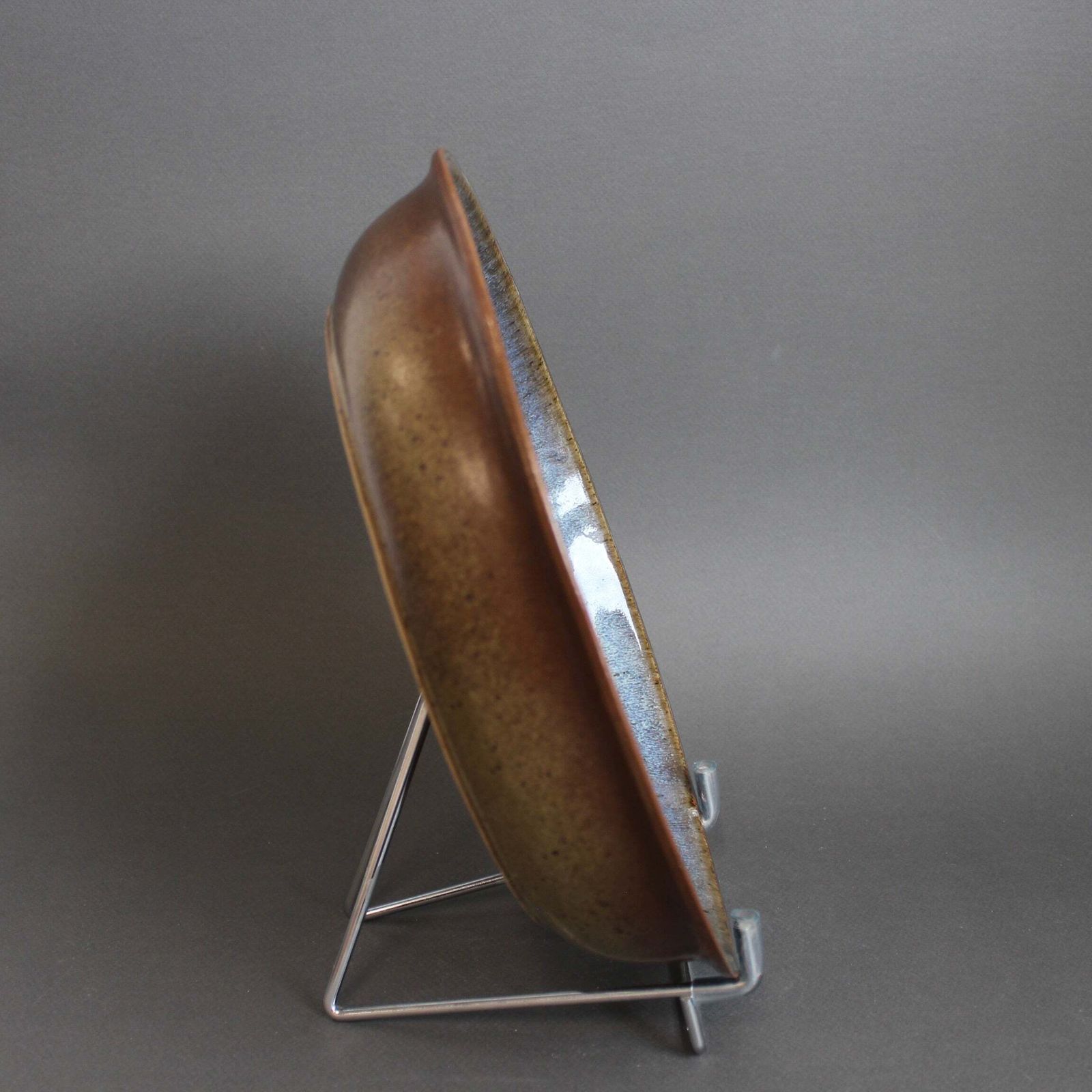 Stoneware Bowl With Sun Motif By Jean Claude Taburet For Hb Henriot (Circa 1960s 70s) photo vintage